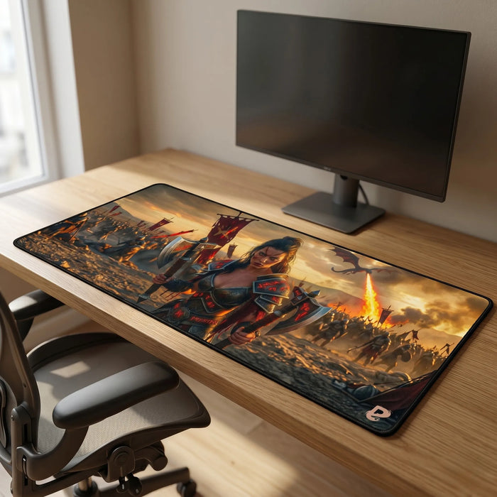 What the cloth surface changes for the glide — Fantasy Warrior XXL Mouse Pad | PopMyPad | 900x400mm | 3mm | High-Precision Non-Slip