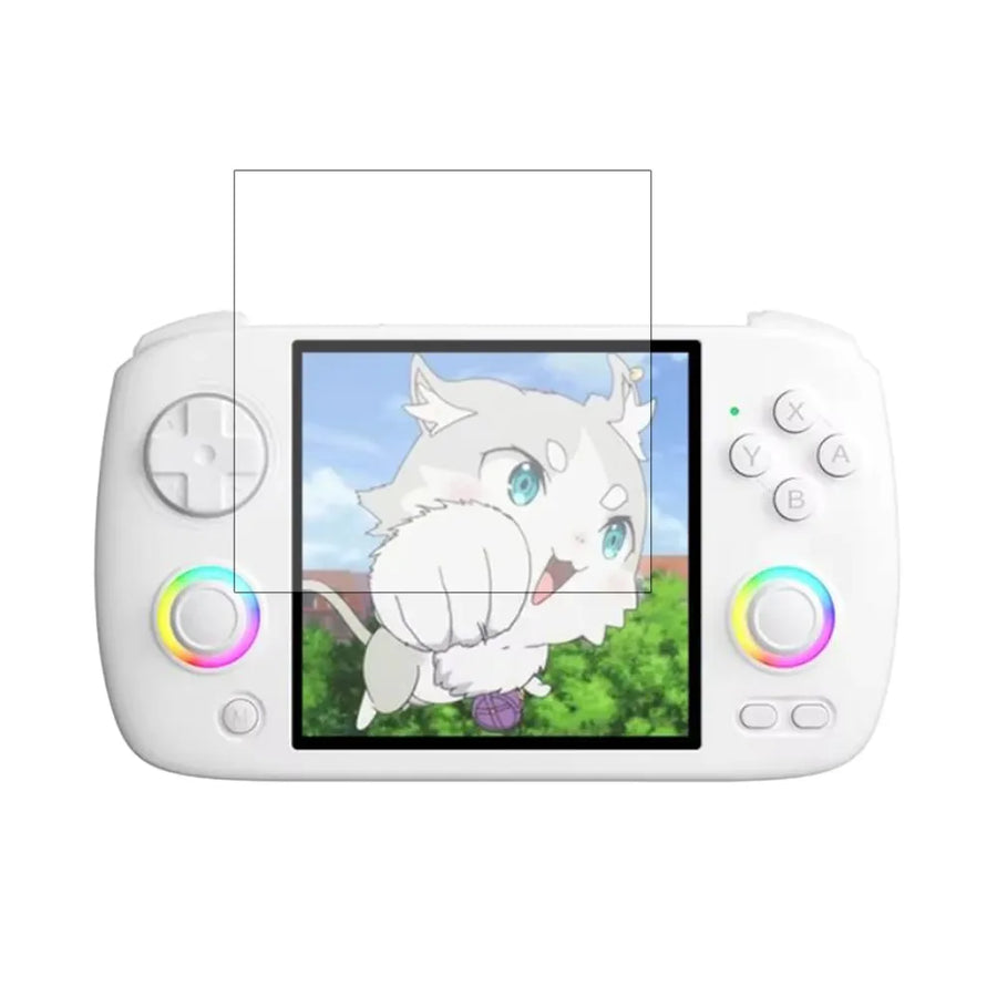 Verre trempé - Protection écran pour RG CubeXX sur manette de jeu, image d'un personnage mignon.