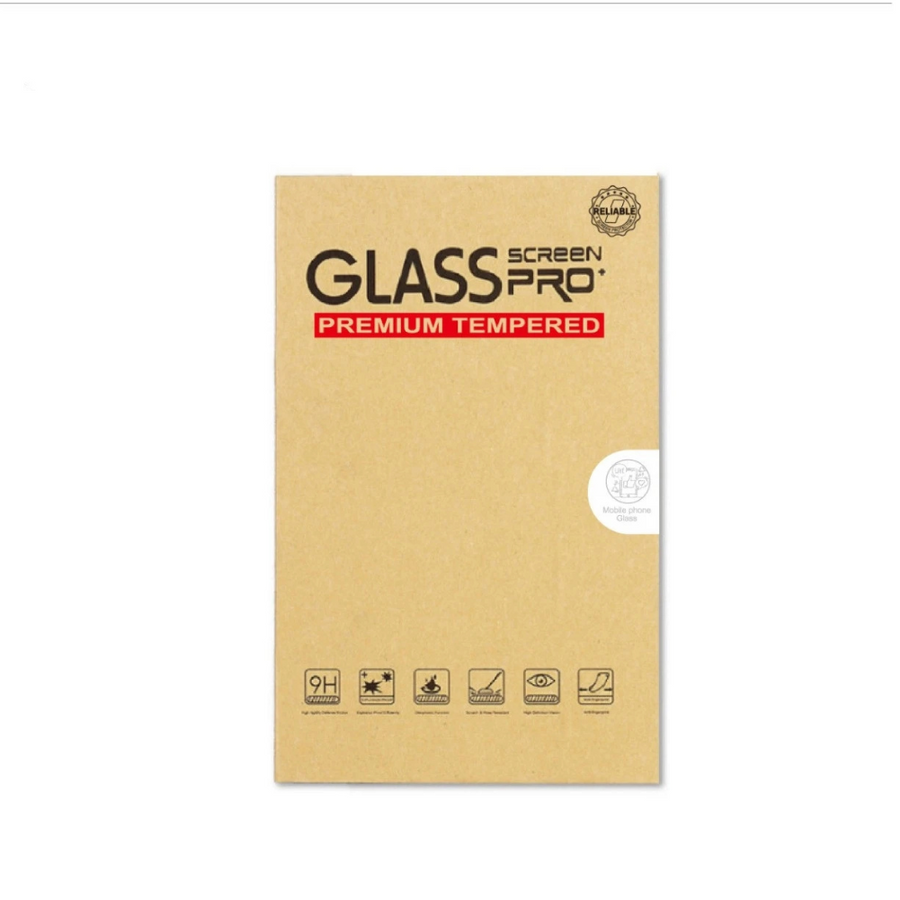 Protection écran Trimui Brick - emballage en carton du verre trempé premium avec instructions et pictogrammes.