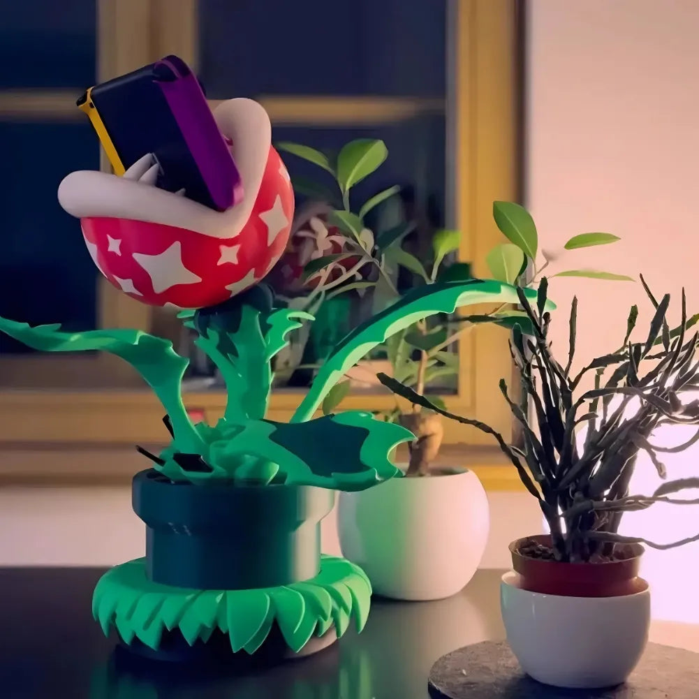 Support imprimé en 3D Piranha Plant pour console