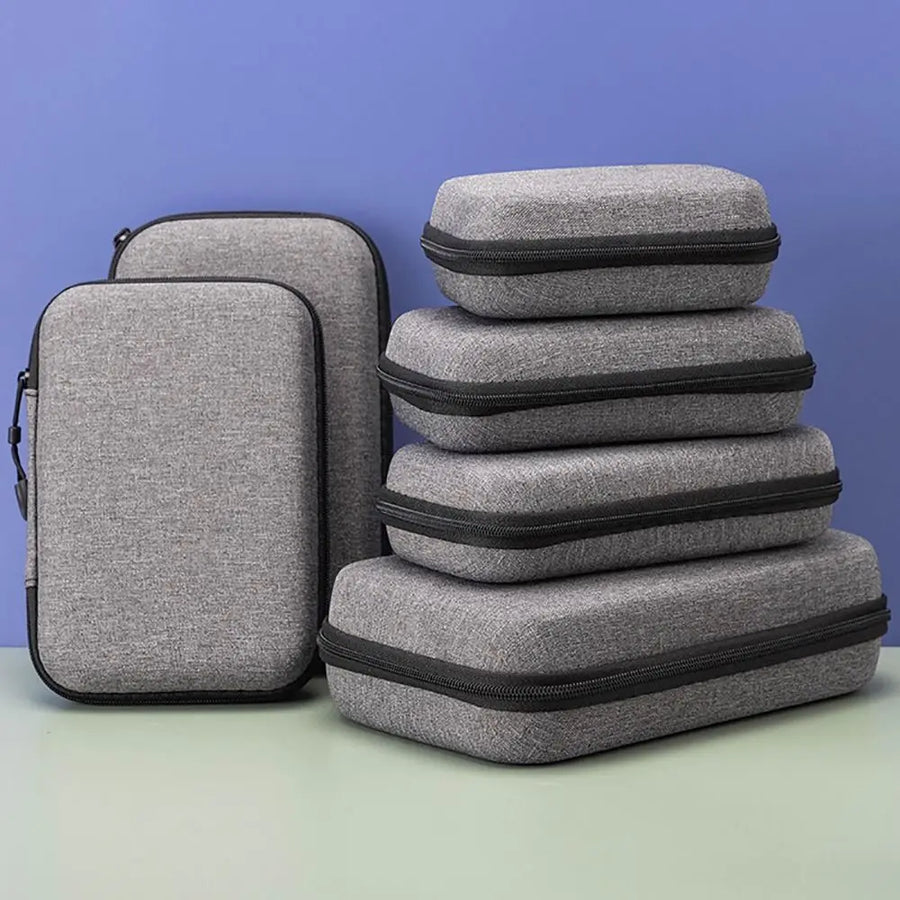 Étui de transport zippé pour console portable rétro, câbles et cartes microSD — visuel 16