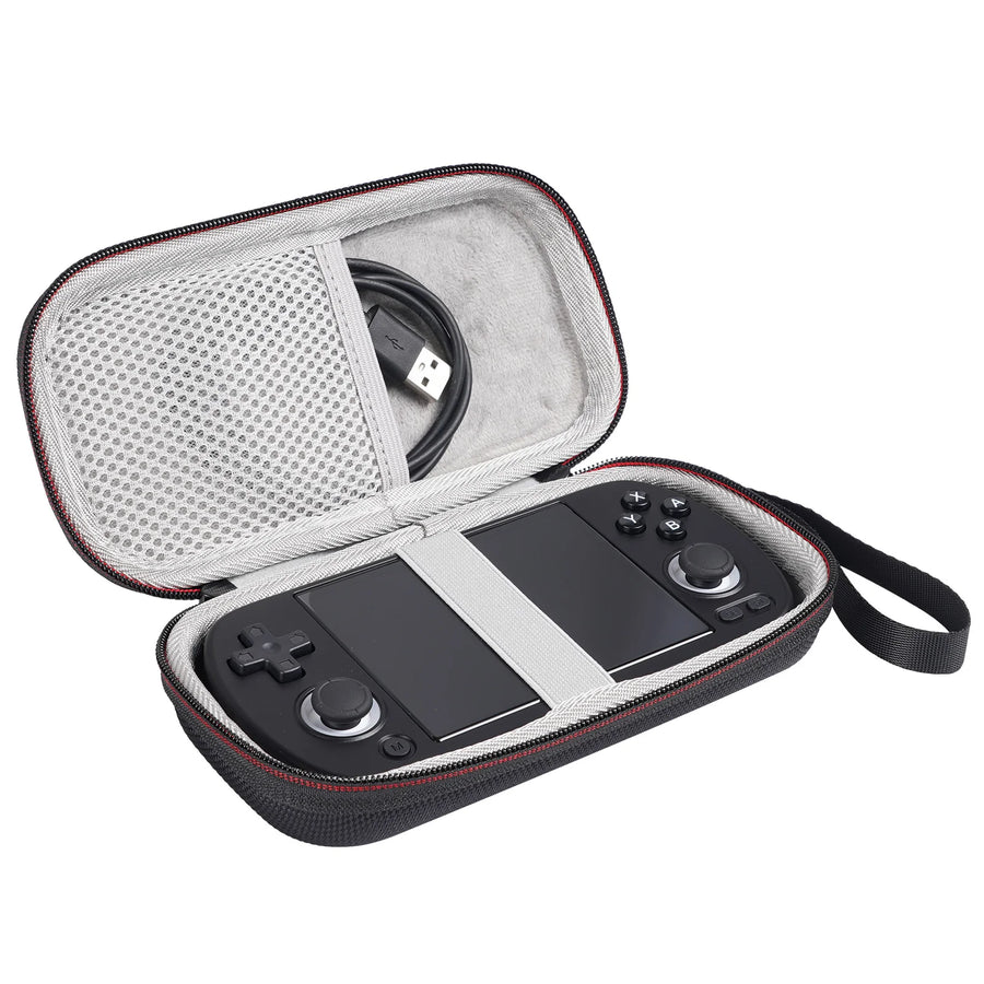 Étui rigide de transport noir pour la console portable Anbernic RG40XX H, visuel 4