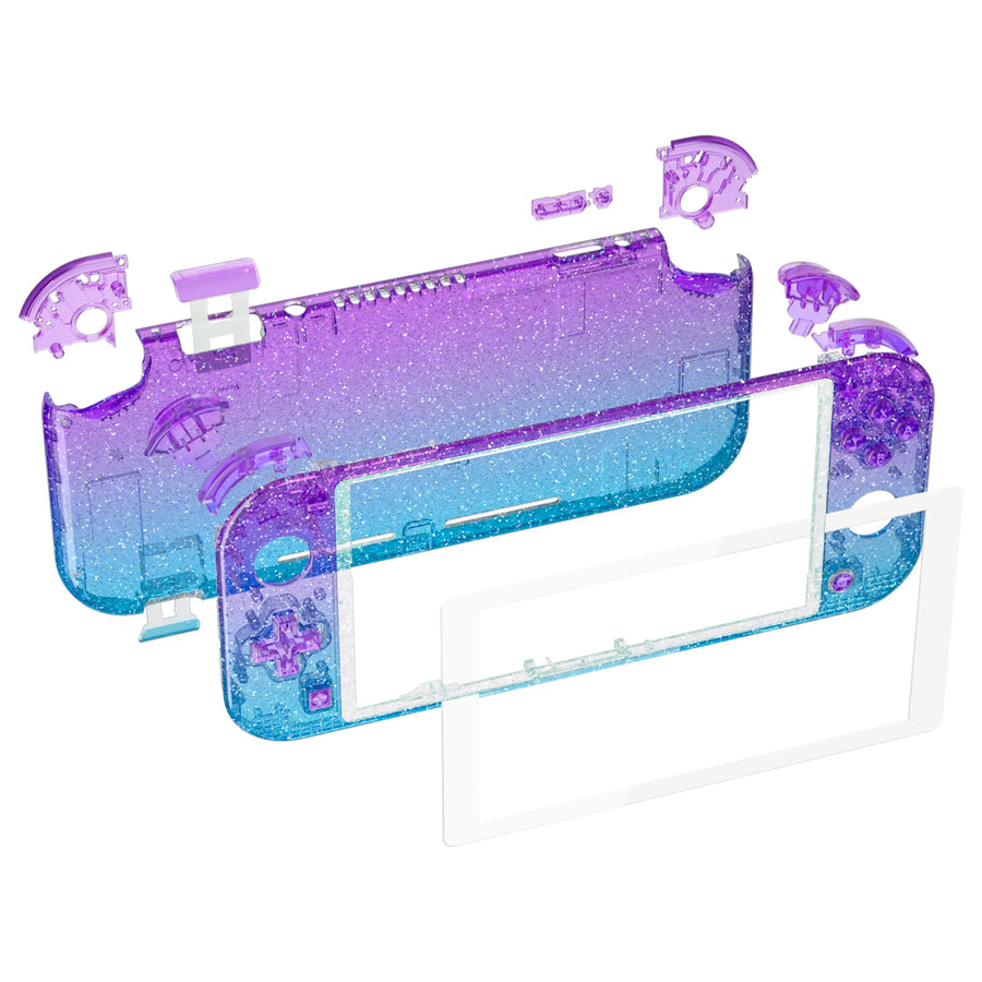 Coque eXtremeRate pour Switch Lite, coloris bleu scintillant — visuel 46