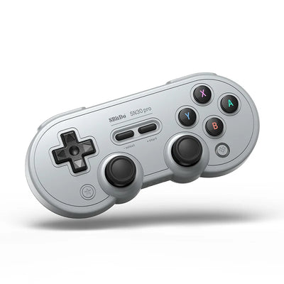 Manette 8BitDo SN30 Pro Bluetooth pour Switch, PC et Android — disposition SNES à deux sticks