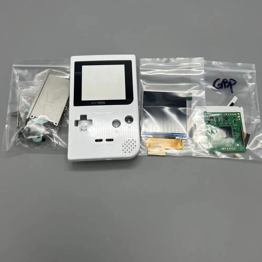 Écran IPS 2,6 pouces pour Game Boy Pocket avec coque, coloris blanc — visuel 21