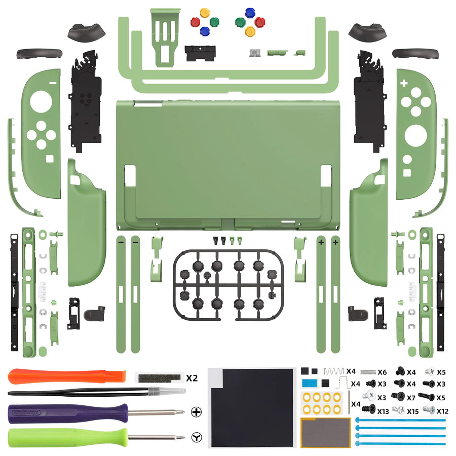 Coque eXtremeRate avec boutons pour Joy-Con 2, Vert matcha — visuel 32
