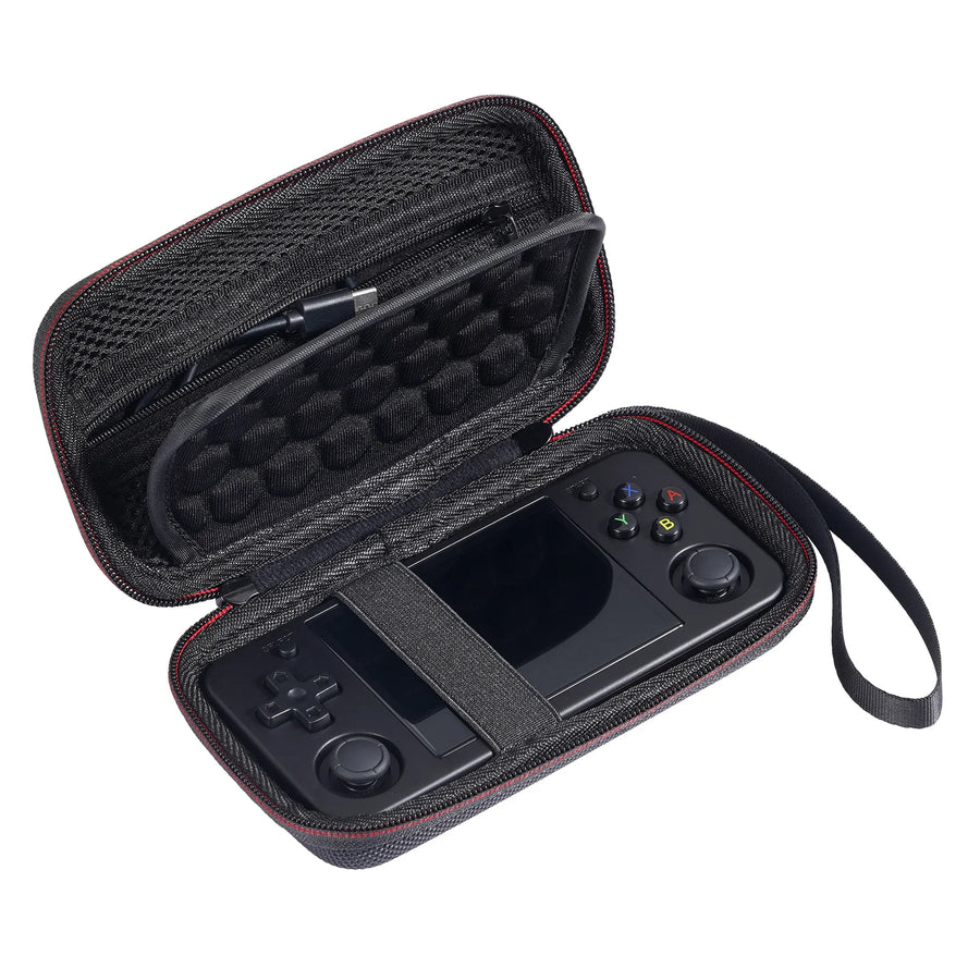 Coque rigide noire de transport pour la console portable Anbernic RG35XX H, visuel 5