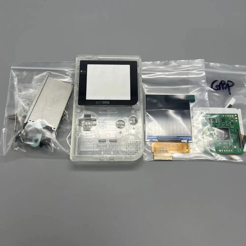 Écran IPS 2,6 pouces pour Game Boy Pocket — kit avec coque adaptée