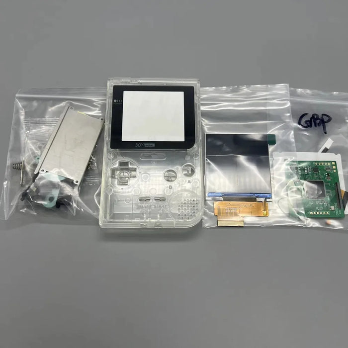 Écran IPS 2,6 pouces pour Game Boy Pocket — kit avec coque adaptée