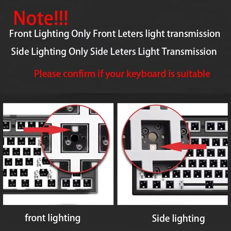 Jeu de keycaps PBT double injection, profil OEM, impression sur la face avant, clavier MX — visuel 7