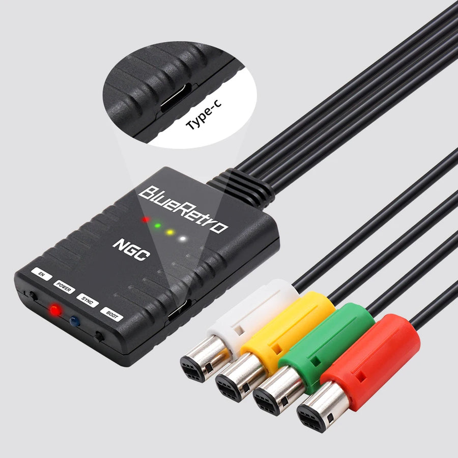 Adaptateur BlueRetro RetroScaler RSBL-231149 pour GameCube, coloris noir — visuel 19