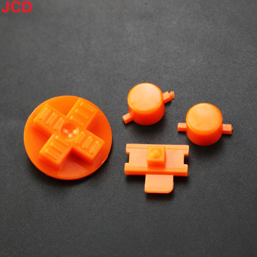 Kit de boutons A/B et croix directionnelle de remplacement pour Game Boy classique — Orange