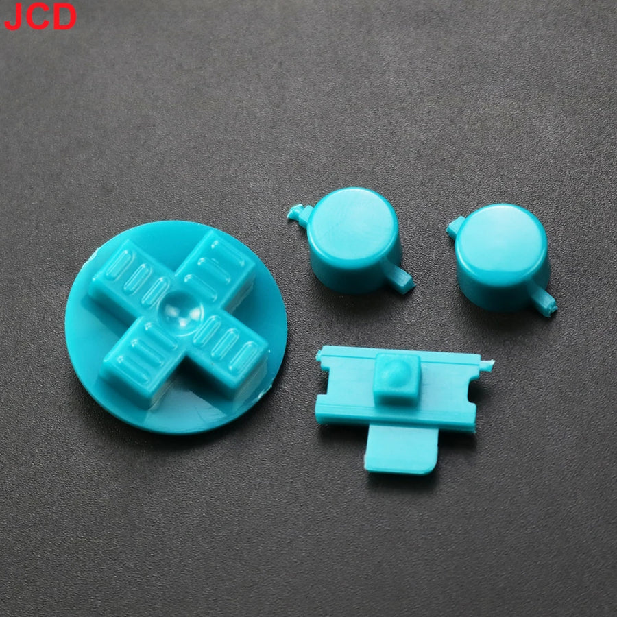 Kit de boutons A/B et croix directionnelle de remplacement pour Game Boy classique — Bleu-vert