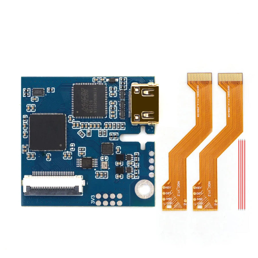 Kit HDMI interne Hispeedido pour GameCube, version carte avec deux câbles — visuel 14