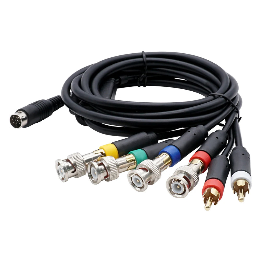 Câble RGBS Saturn enroulé, longueur 1,8 m