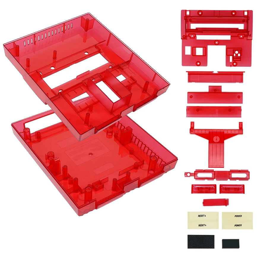 Coque de remplacement BitFunx pour SNES version américaine, coloris rouge transparent — visuel 27