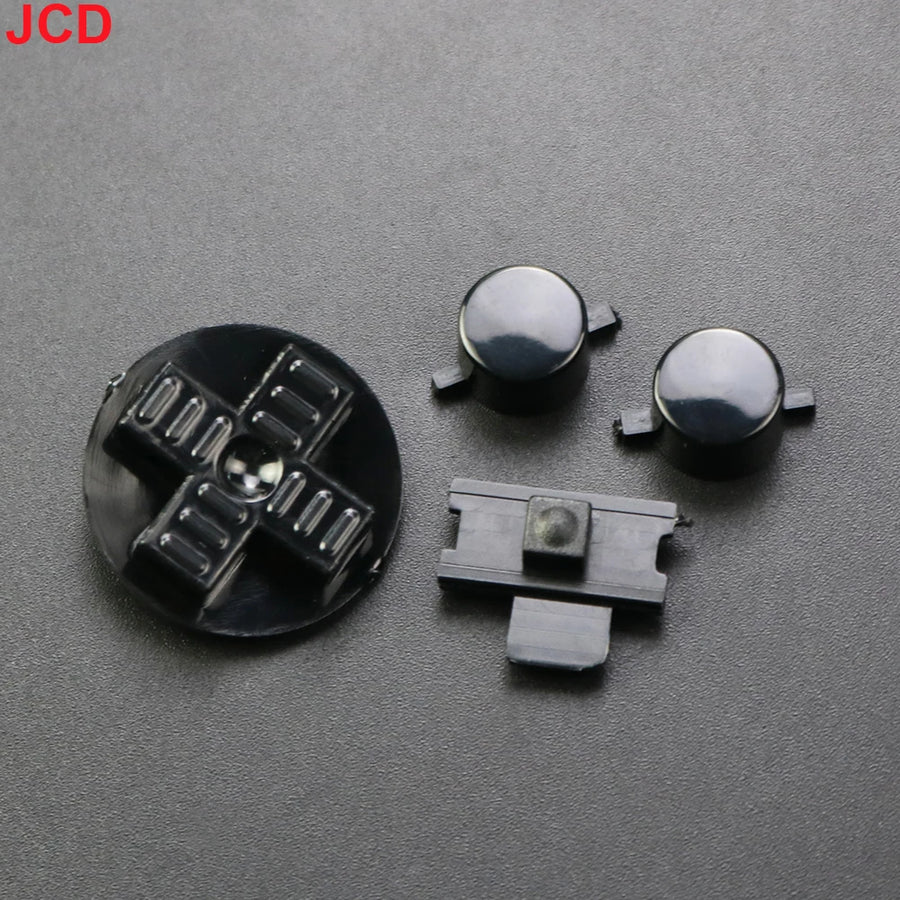 Kit de boutons A/B et croix directionnelle de remplacement pour Game Boy classique — Noir