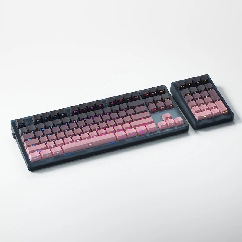 Jeu de keycaps PBT double injection, profil OEM, impression sur la face avant, clavier MX — visuel 10