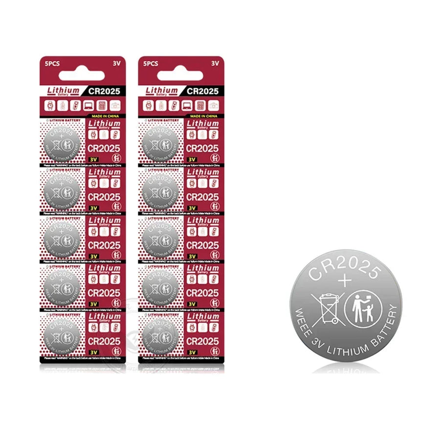Piles bouton CR2025, version lot de 10 — visuel 2