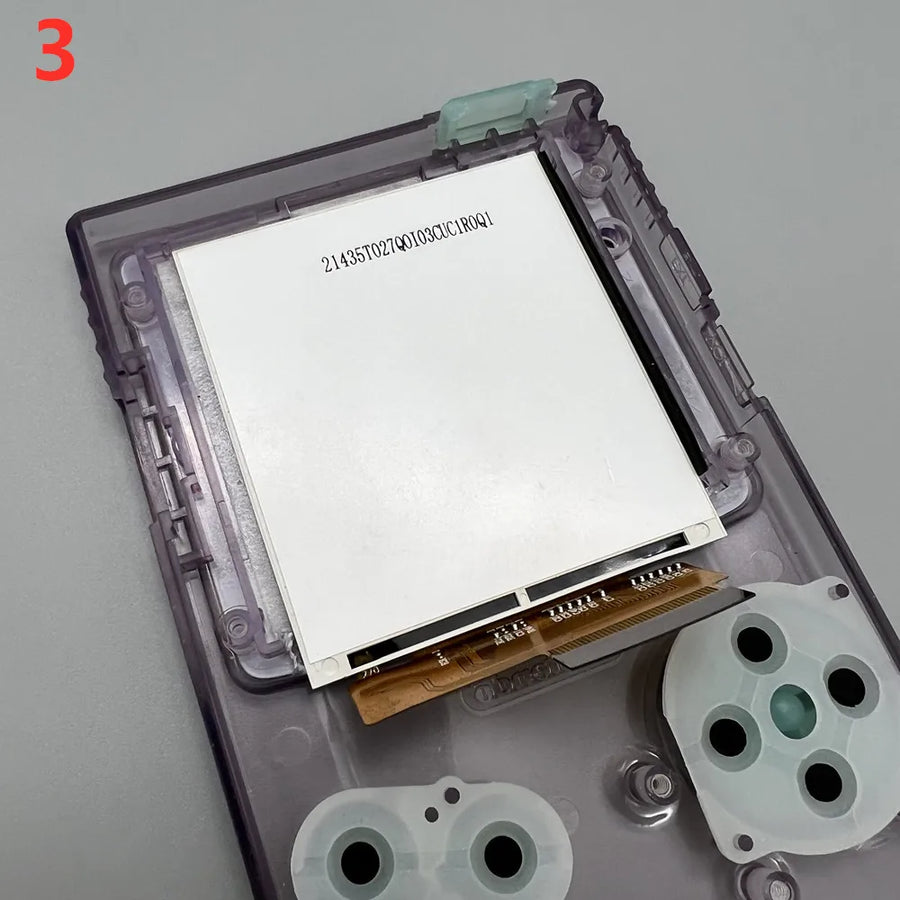 Écran IPS 2,6 pouces de remplacement pour Game Boy Color, avec nappe de connexion et vitre de protection — visuel 18