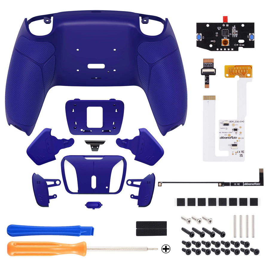eXtremeRate RISE4 V3 kit for PS5 controller, cobalt blue soft-touch colour — image 37