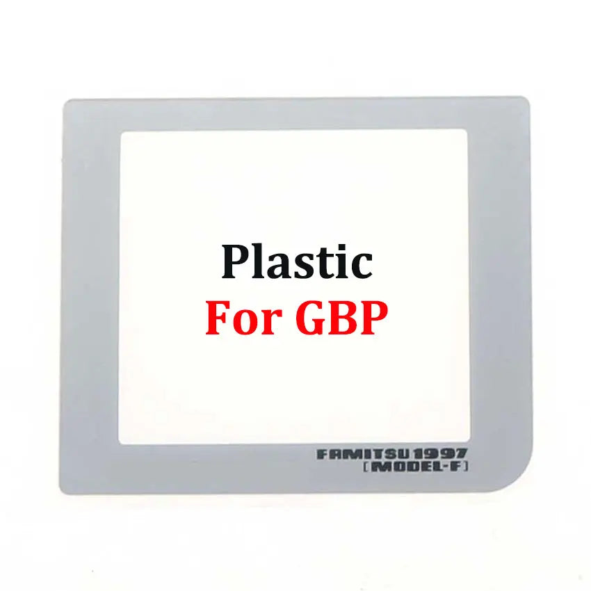 Vitre de protection d'écran de remplacement pour Game Boy et Game Boy Advance — Game Boy Pocket — plastique (2)