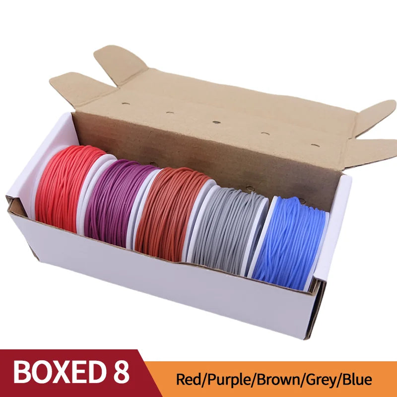 Kit de fil de câblage silicone 5 couleurs à âme de cuivre étamé, sections 20 à 30 AWG, pour modding et réparation — visuel 25