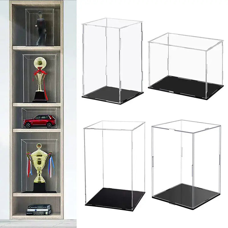 Vitrine en acrylique transparent à assembler pour figurines et objets de collection — visuel 6