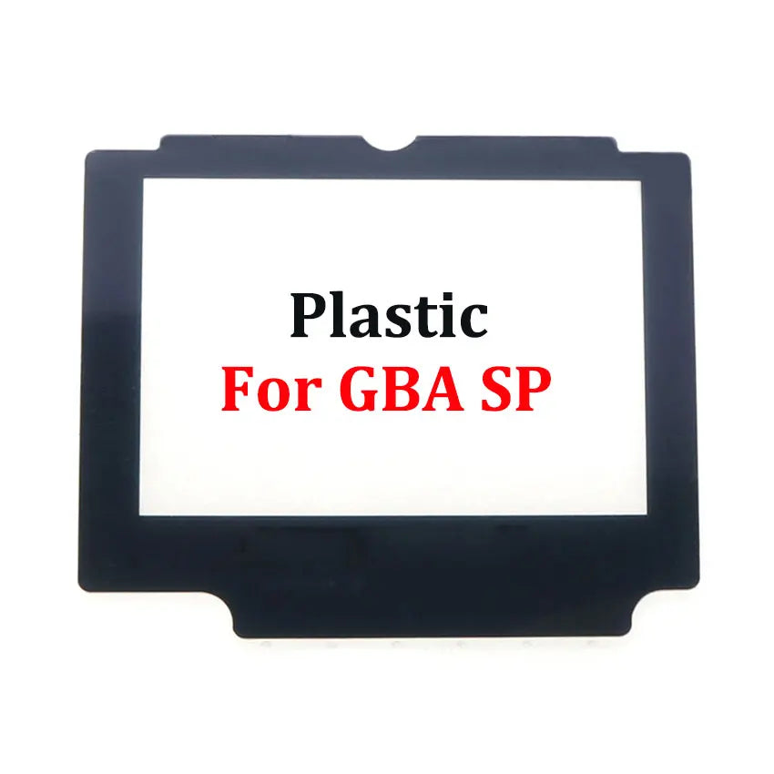Vitre de protection d'écran de remplacement pour Game Boy et Game Boy Advance — Game Boy Advance SP — plastique