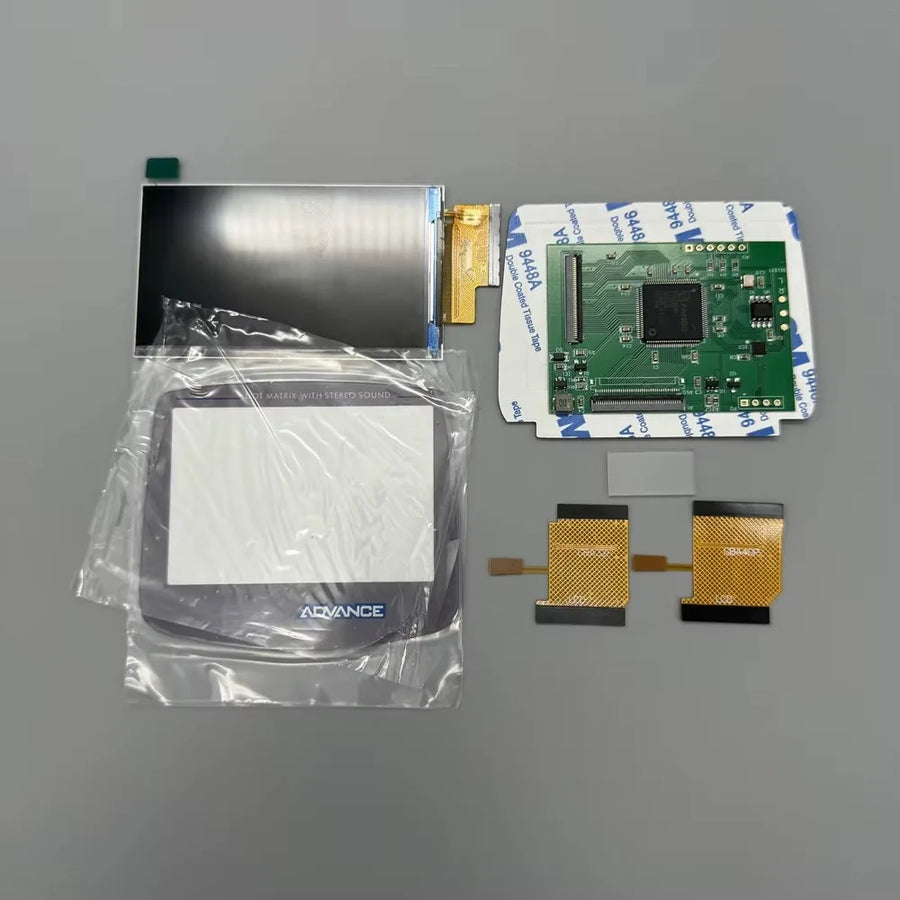 Écran IPS 2,9 pouces pour Game Boy Advance, coloris gris