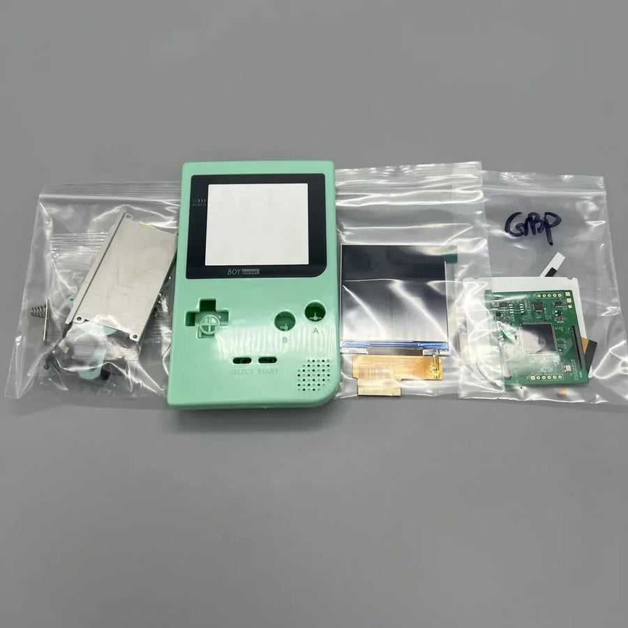 Écran IPS 2,6 pouces pour Game Boy Pocket avec coque, coloris vert clair — visuel 26