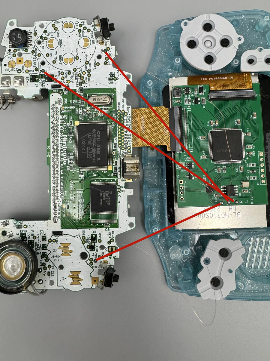 Kit écran IPS 2,9 pouces et coque de remplacement pour Game Boy Advance AGB-001 — visuel 15