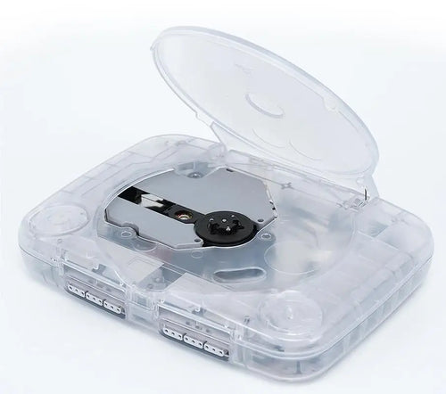 Transparent PSone replacement shell — translucent ABS, 5 colours