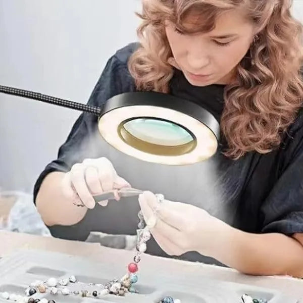 Lampe loupe LED 5x d'établi pour soudure et réparation de consoles rétro — visuel 3
