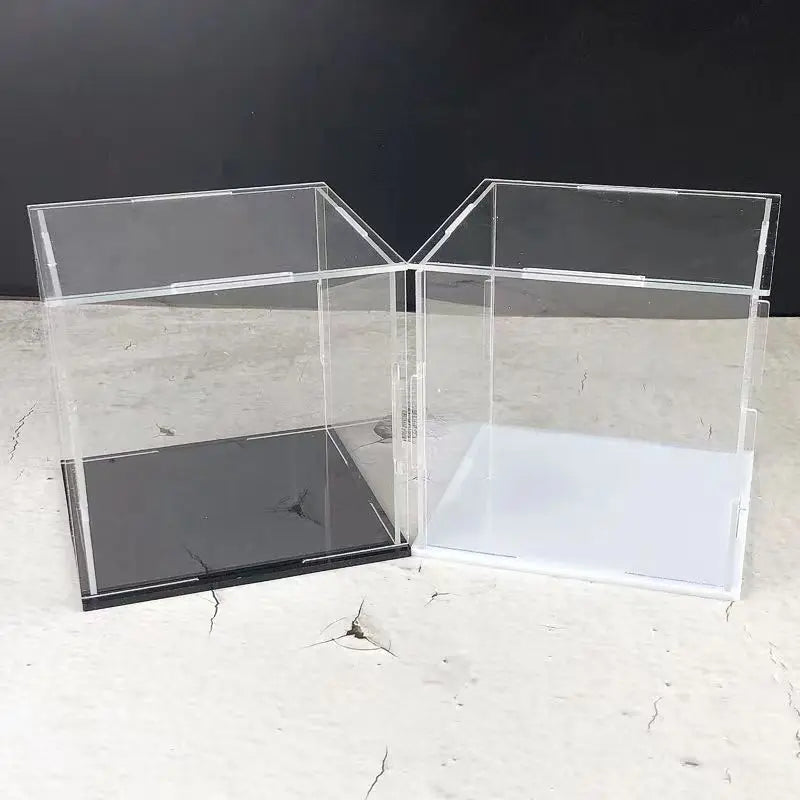 Vitrine en acrylique transparent à assembler pour figurines et objets de collection — visuel 9