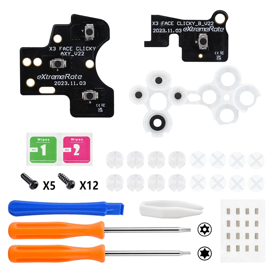Kit Clicky V2 eXtremeRate pour boutons ABXY de manette Xbox, Kit Clicky V2 ABXY — visuel 10