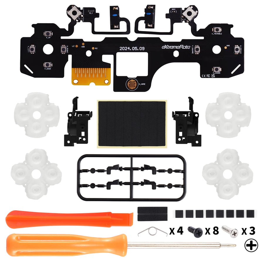 Kit Clicky eXtremeRate pour manette PS5 BDM-030, Légère (0,6 N) — visuel 21