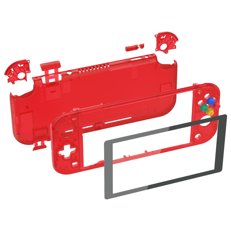 Coque eXtremeRate pour Switch Lite, coloris rouge translucide — visuel 34