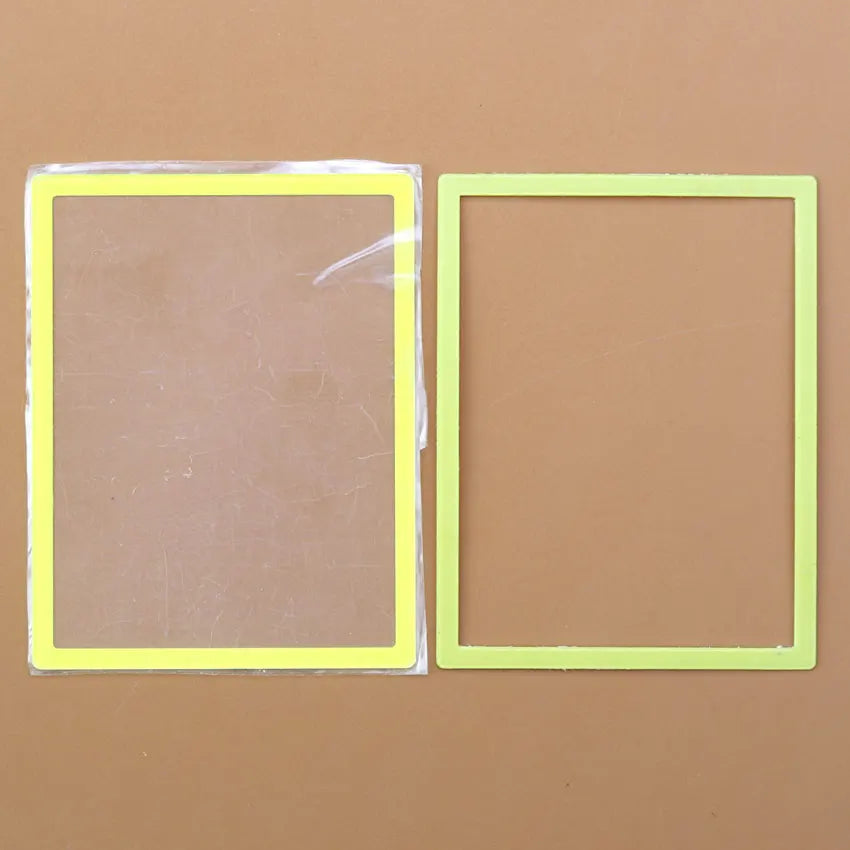 Lentille d'écran supérieur et cadre d'écran inférieur en plastique de remplacement pour console DS Lite — Vert