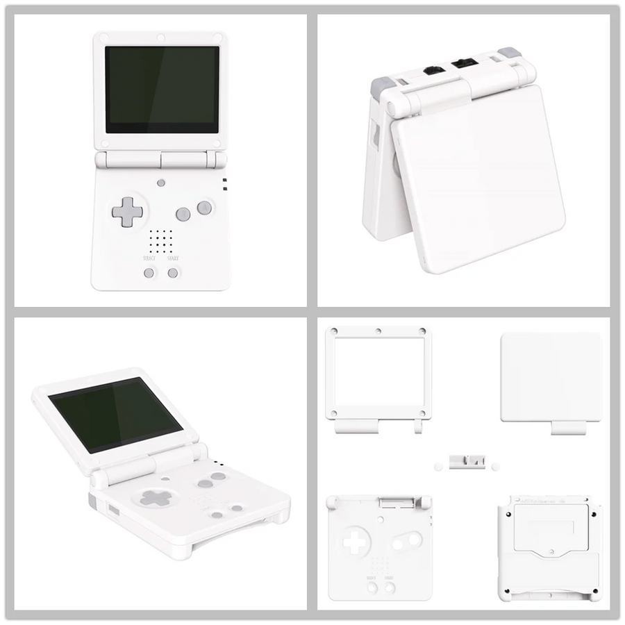 Coque de remplacement complète eXtremeRate pour Game Boy Advance SP, compatible écran IPS sans découpe — visuel 15