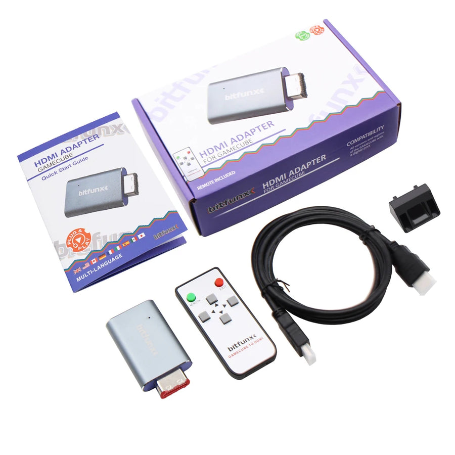 Adaptateur HDMI BitFunx GCVideo pour GameCube DOL-001, coloris noir — visuel 18