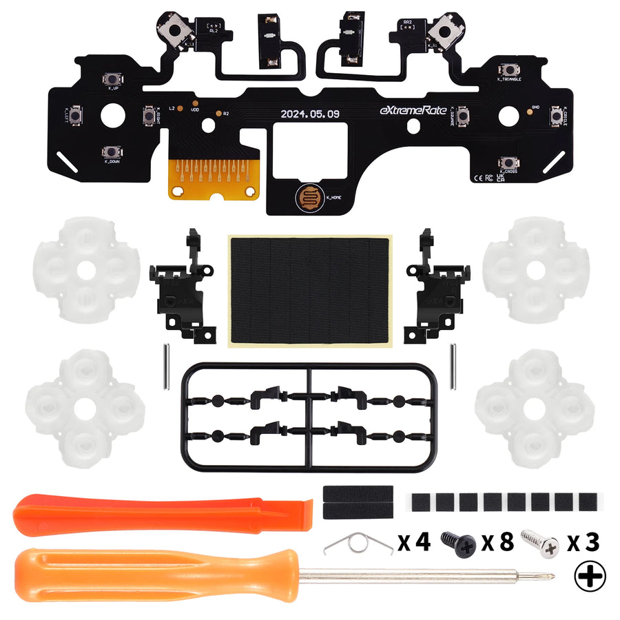 eXtremeRate Clicky V2 kit for PS5 controller BDM-040 to 060, Firm (1.2 N) — image 22