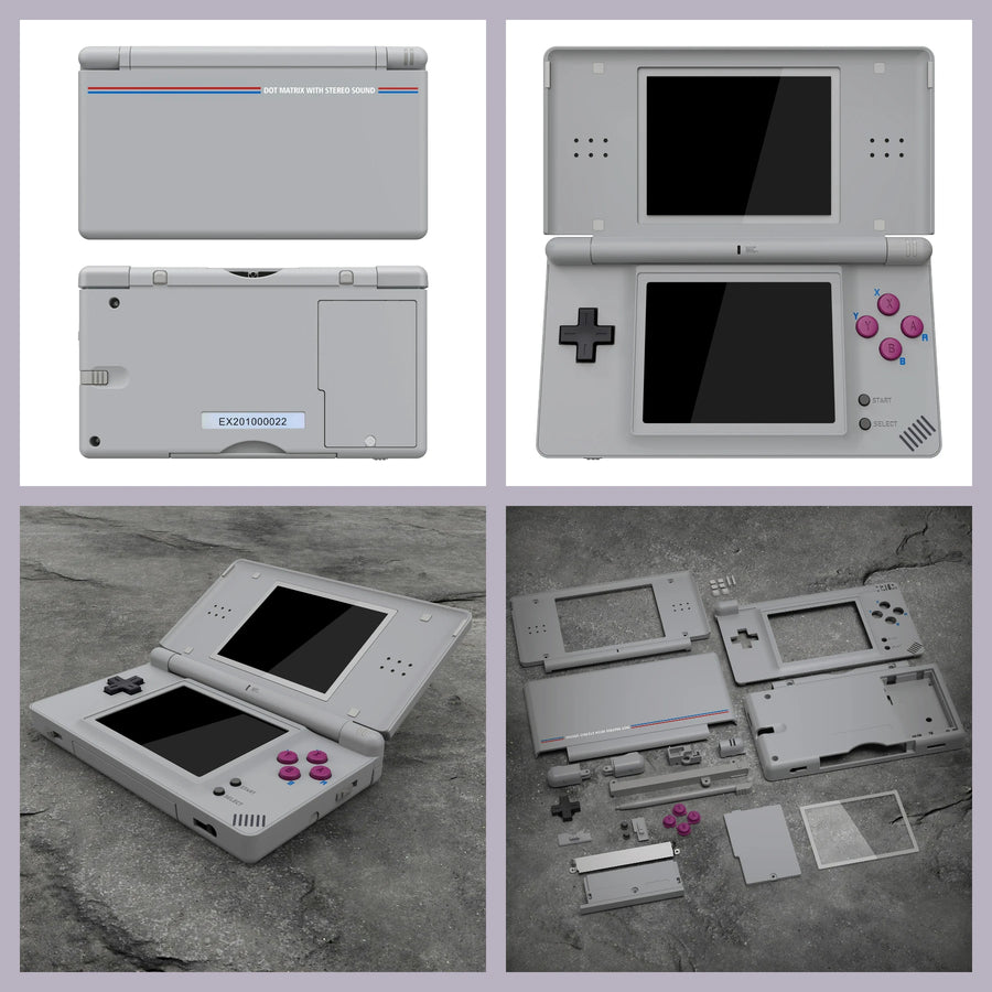 Coque complète eXtremeRate pour DS Lite avec boutons et lentille — visuel 10