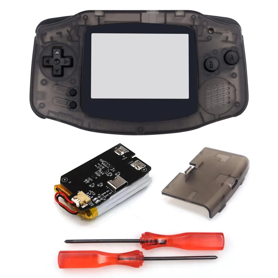 Coque GBA Hispeedido avec batterie rechargeable, coloris noir translucide — visuel 15