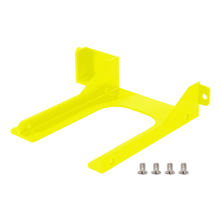 Support de disque dur 2,5 pouces pour PS2 Fat, coloris jaune, avec quatre vis