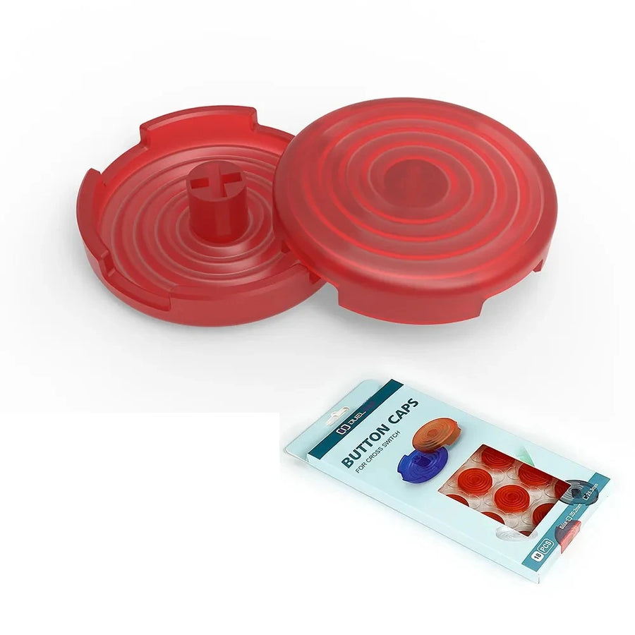 TicKnot hitbox button caps, translucent red — image 10