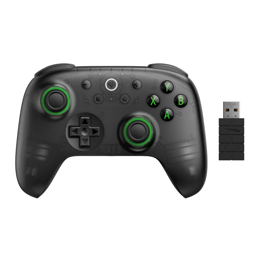 Manette sans fil 8BitDo Ultimate 2C pour PC, Steam Deck et Android, sticks et gâchettes à effet Hall