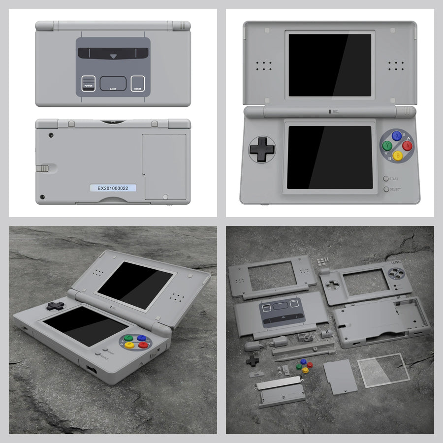 Coque complète eXtremeRate pour DS Lite avec boutons et lentille — visuel 8