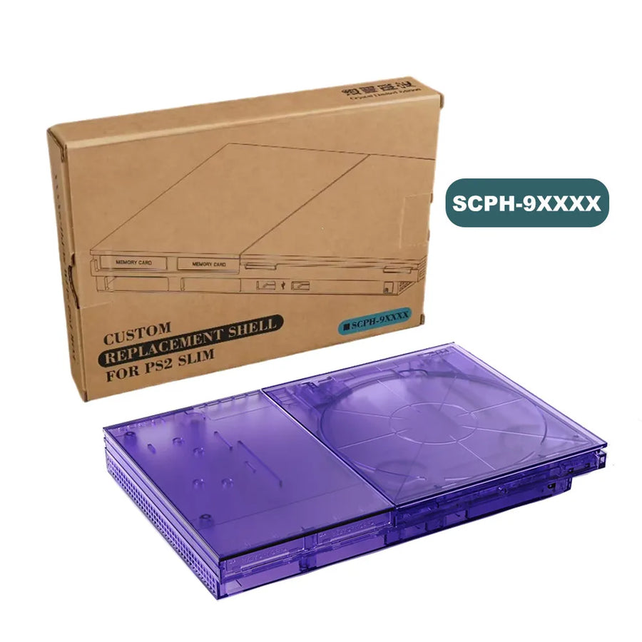 Translucent shell for PS2 Slim, SCPH-9xxxx translucent purple — image 19