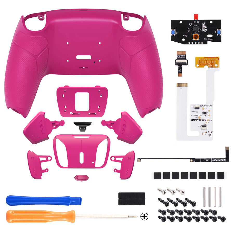 eXtremeRate RISE4 V3 kit for PS5 controller, nova pink soft-touch colour — image 41